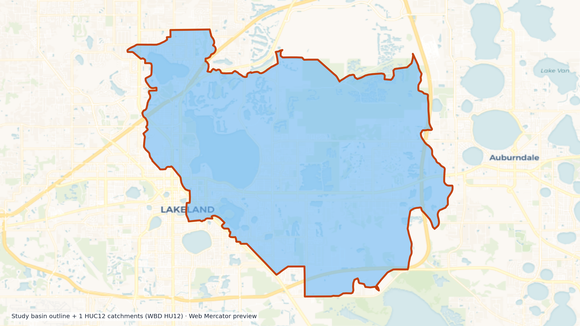 Peace watershed — HUC8 03100101 (USGS WBD)