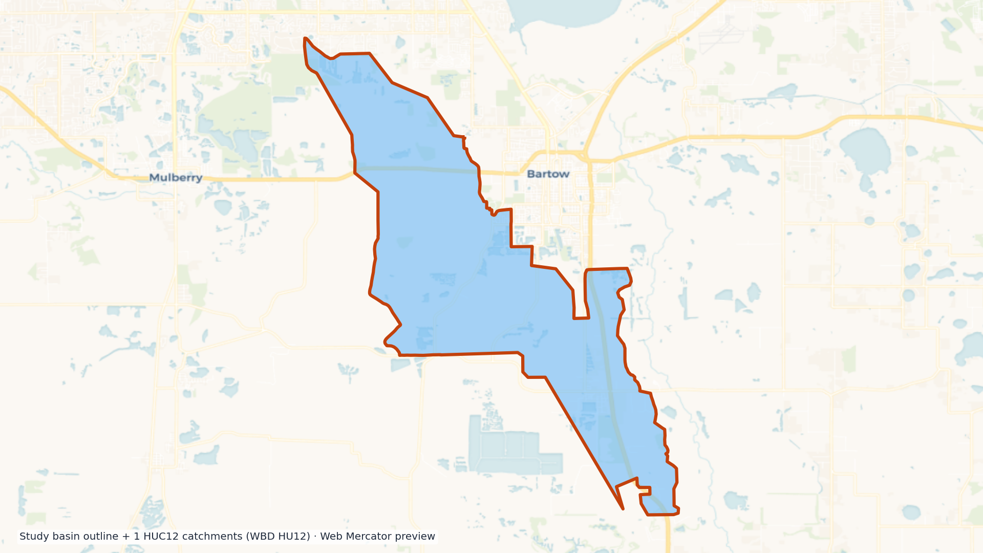 Peace watershed — HUC8 03100101 (USGS WBD)