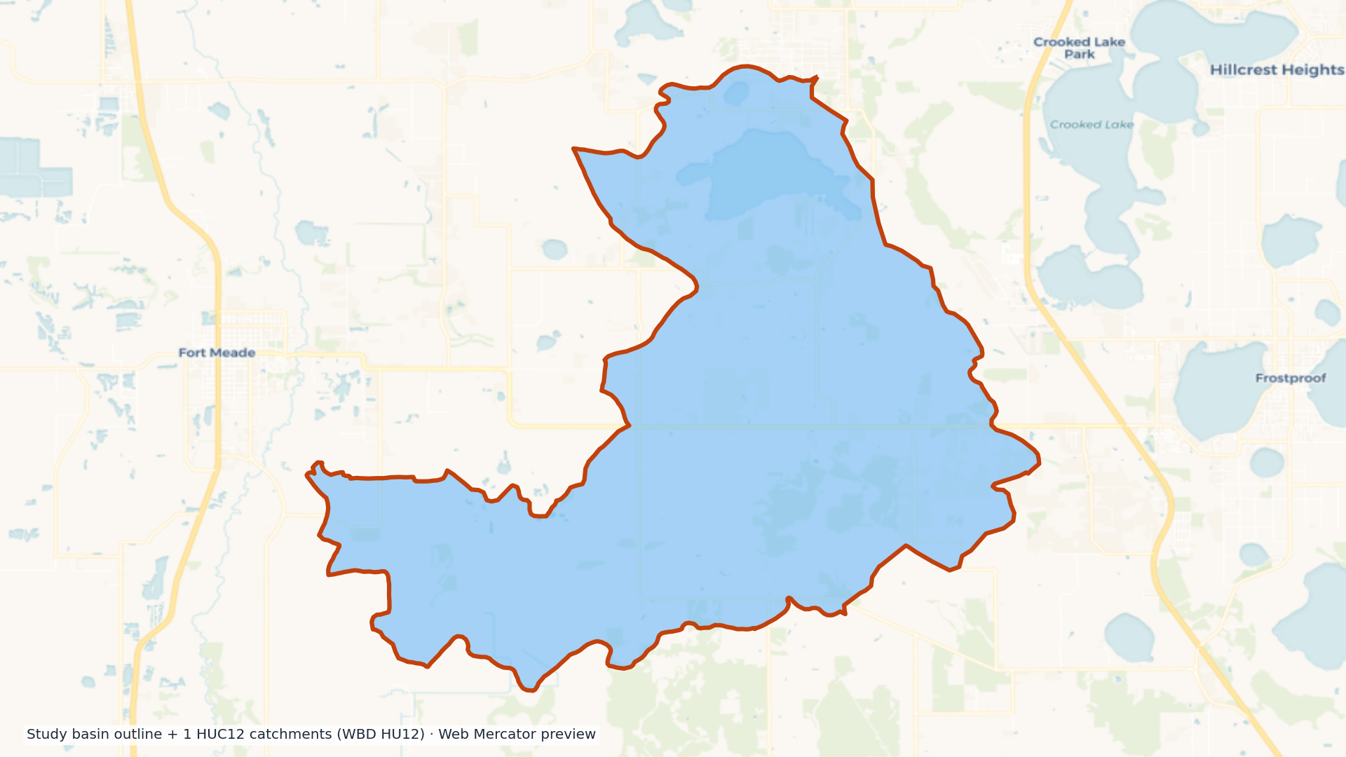 Peace watershed — HUC8 03100101 (USGS WBD)