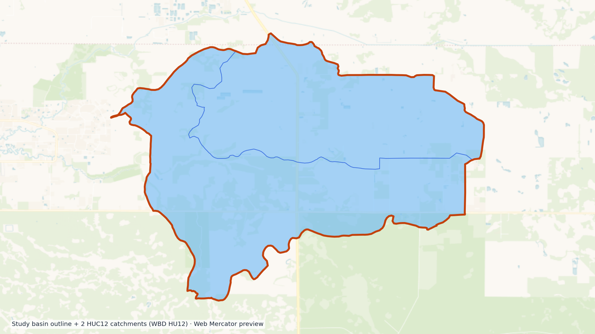 Peace watershed — HUC8 03100101 (USGS WBD)