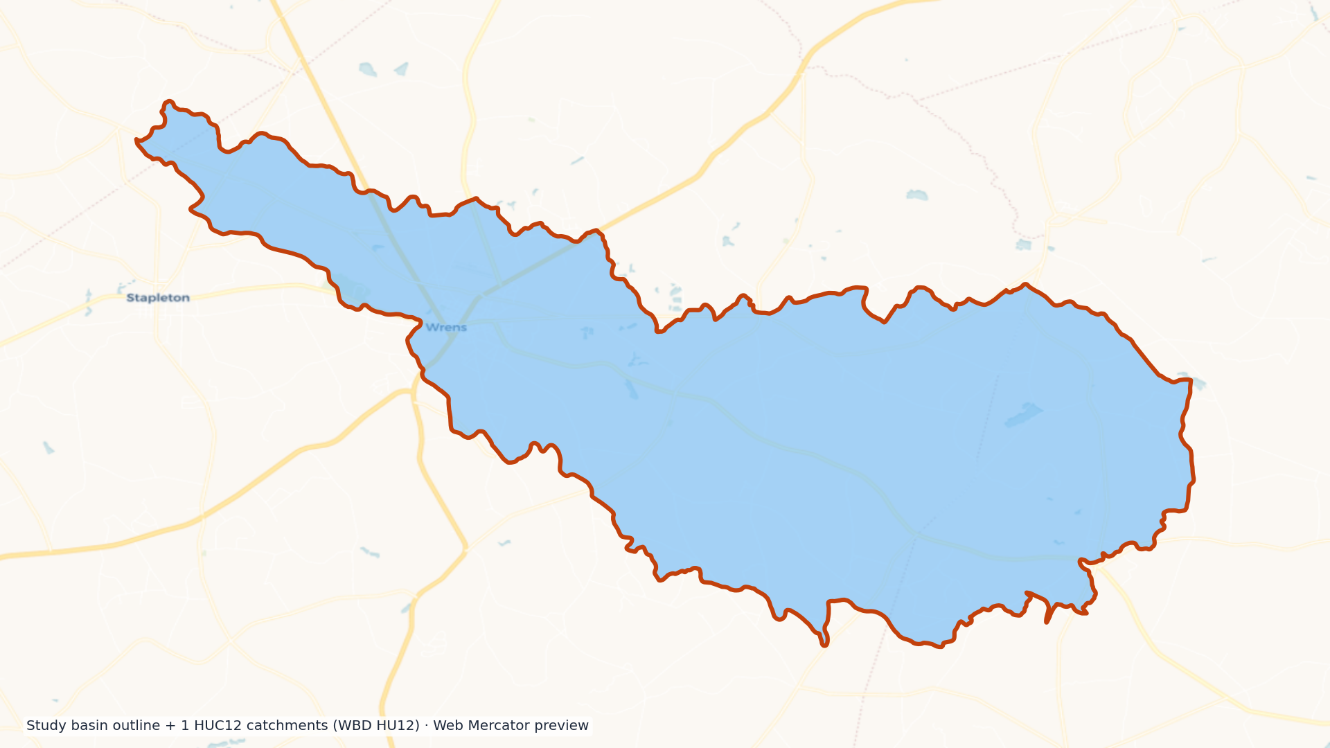 Brier watershed — HUC8 03060108 (USGS WBD)