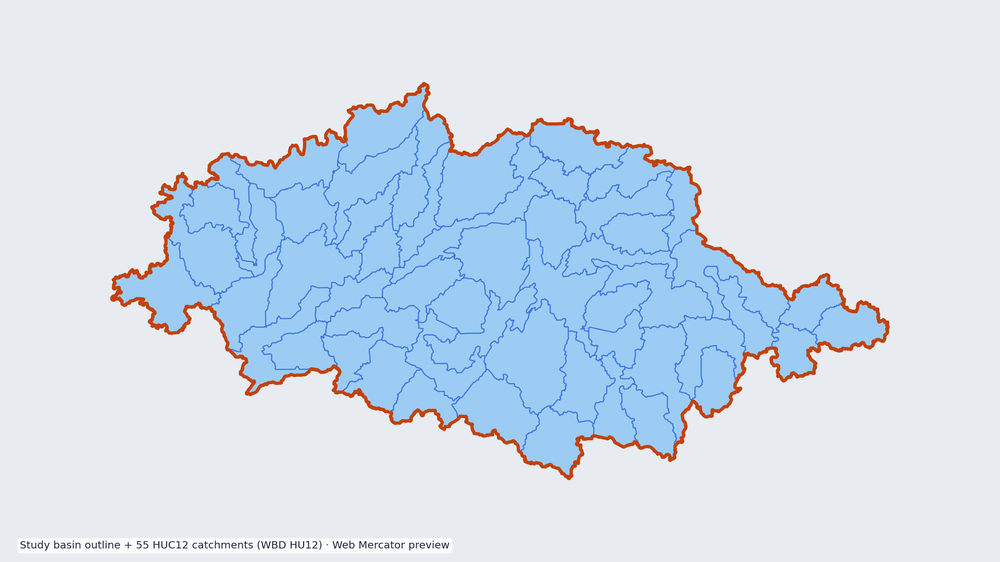 St. Joseph watershed — HUC8 04050001 (USGS WBD)