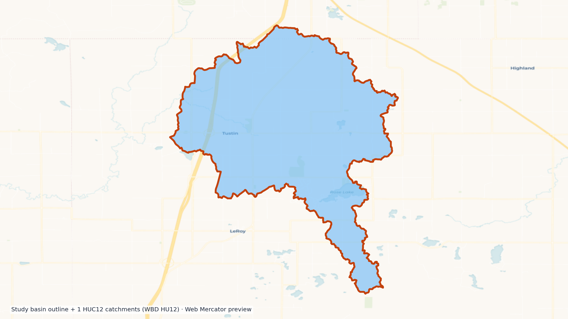 Manistee watershed — HUC8 04060103 (USGS WBD)