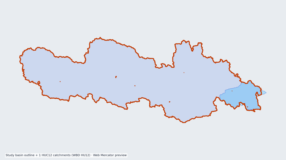 Knife watershed — HUC8 10130201 (USGS WBD)