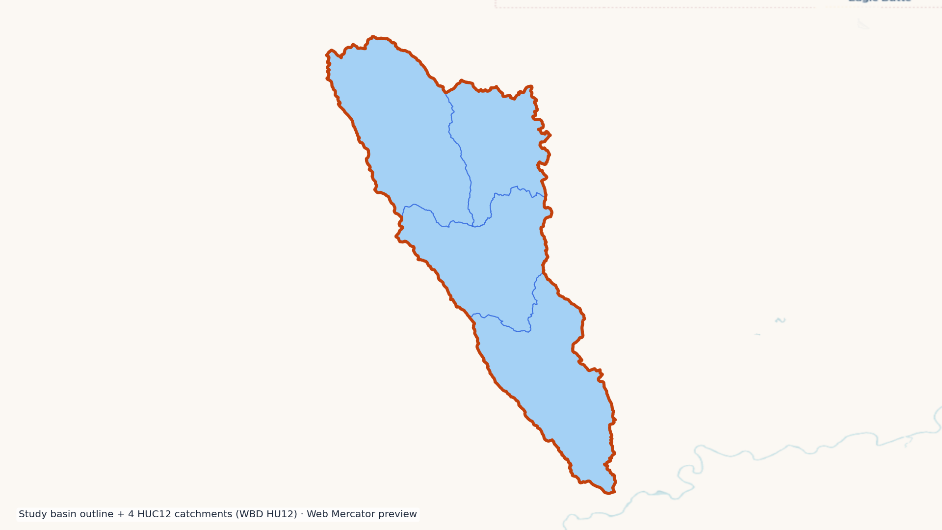 Lower Cheyenne watershed — HUC8 10120112 (USGS WBD)