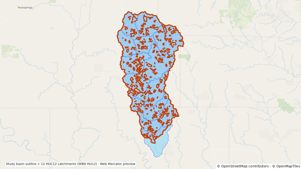 Upper Frio watershed — HUC8 12110106 (USGS WBD)