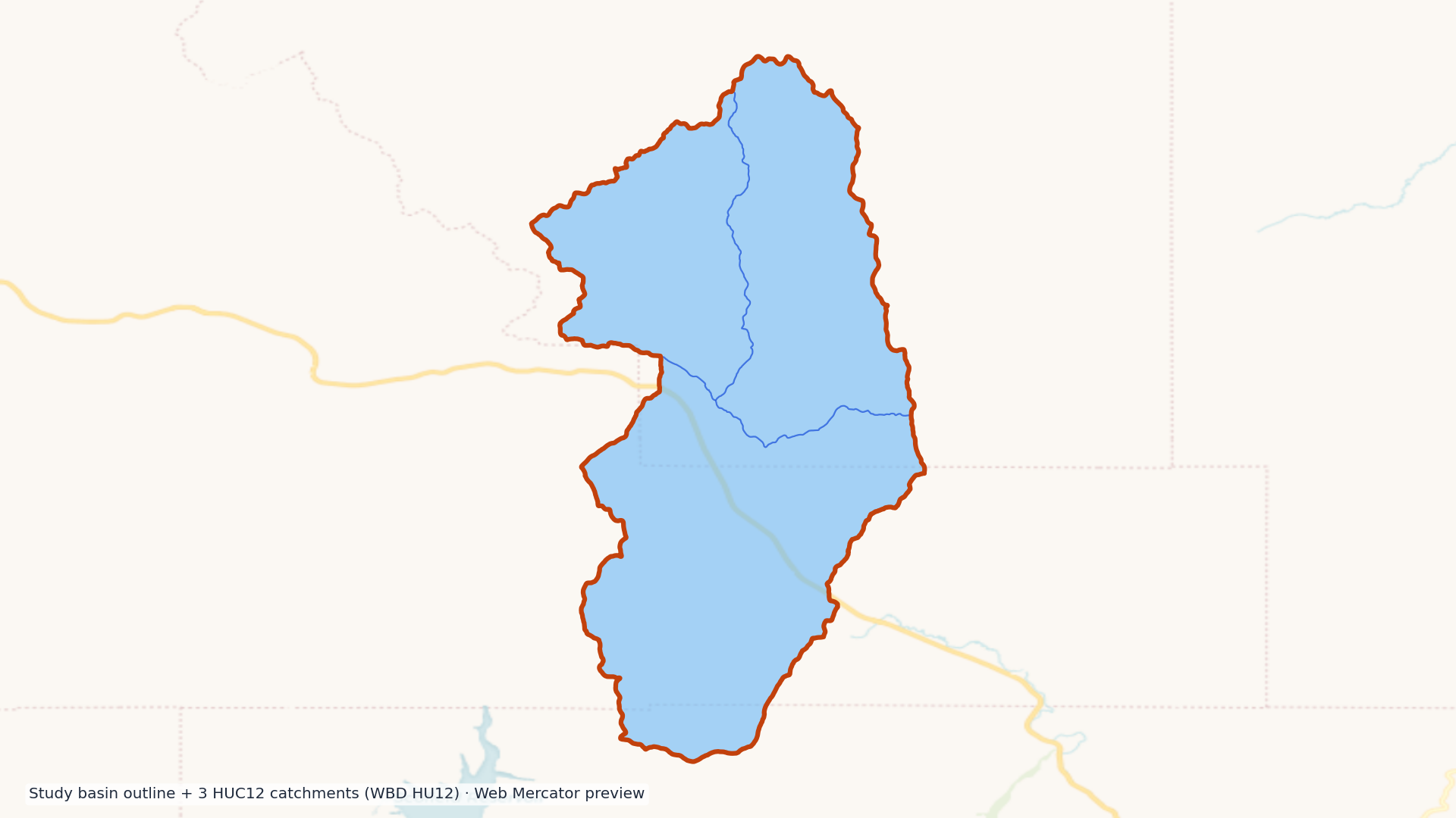 Price watershed — HUC8 14060007 (USGS WBD)