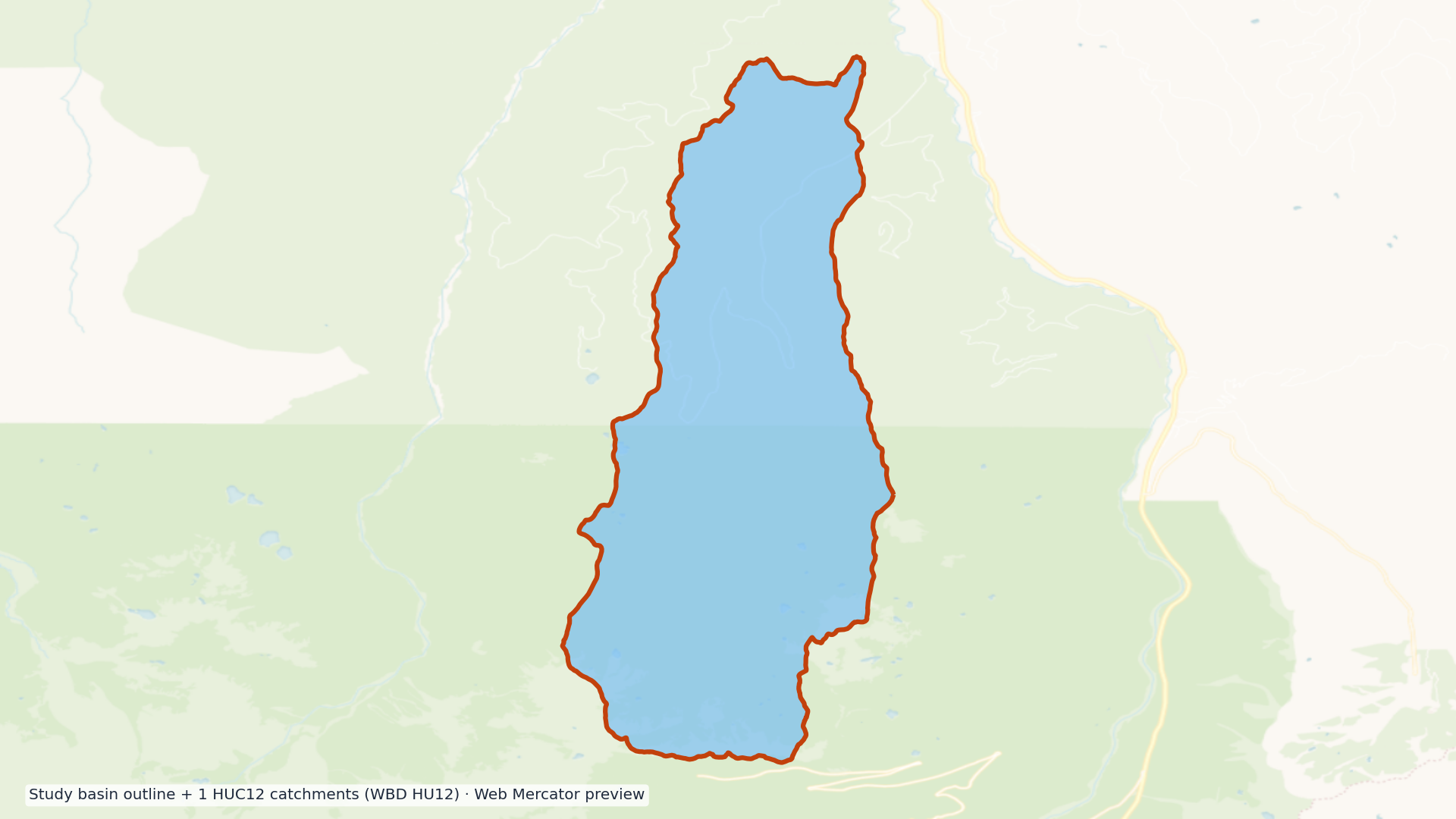 Puyallup watershed — HUC8 17110014 (USGS WBD)