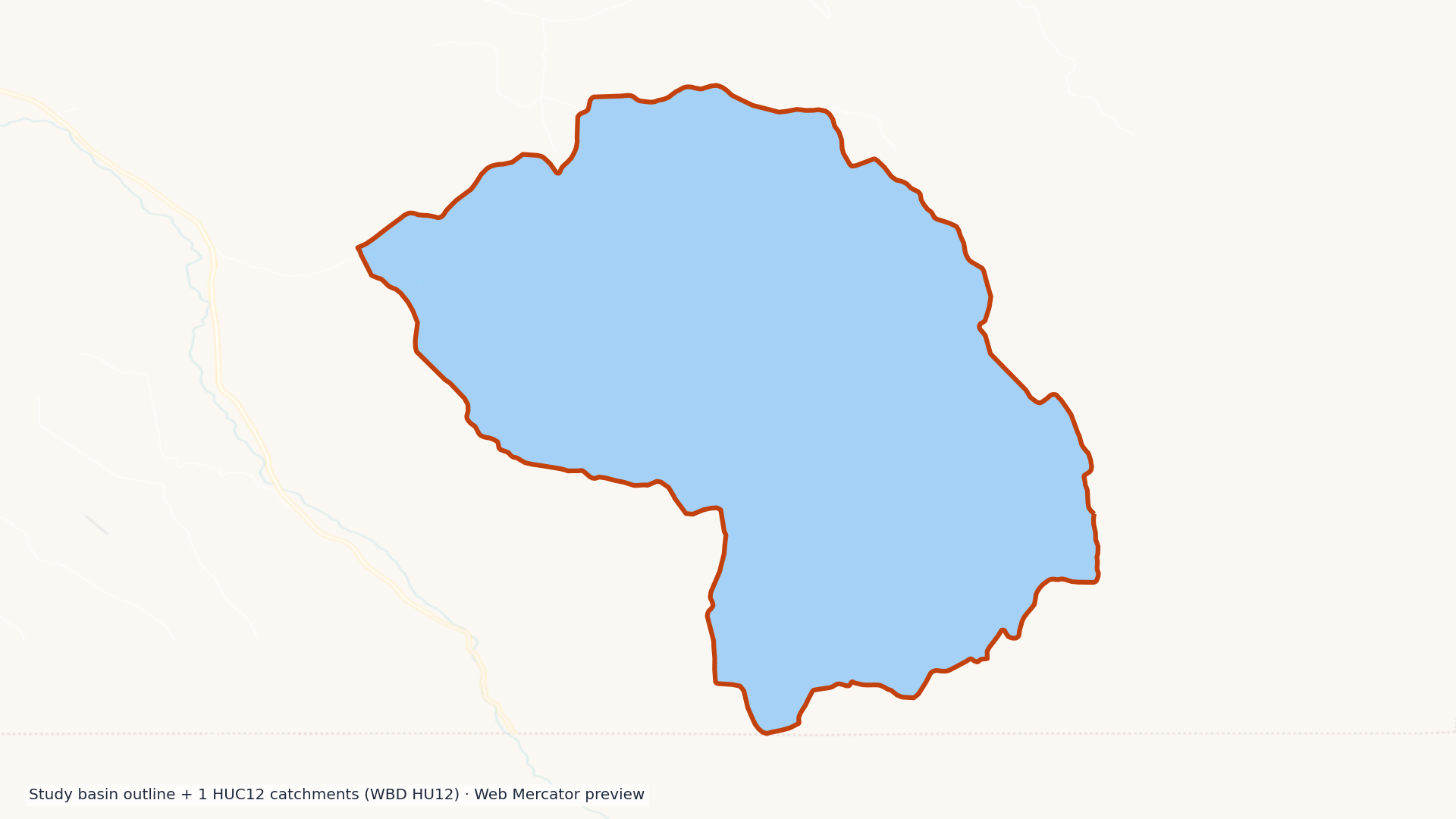 Walla Walla watershed — HUC8 17070102 (USGS WBD)