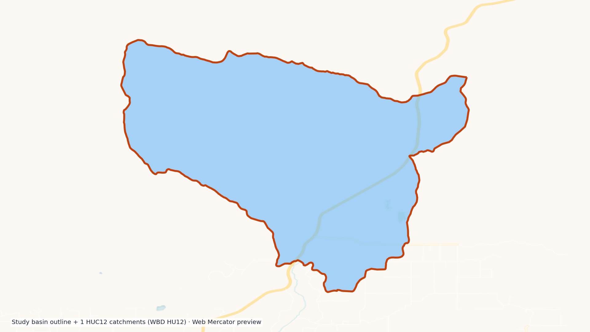 Klickitat watershed — HUC8 17070106 (USGS WBD)