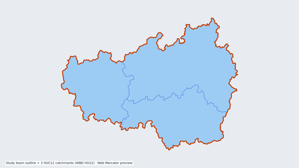 Little Kanawha watershed — HUC8 05030203 (USGS WBD)