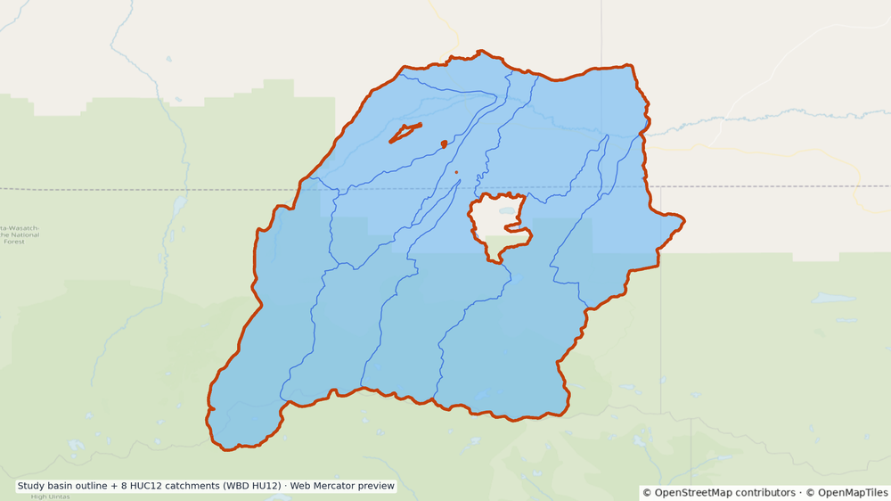 Upper Green-Flaming Gorge Reservoir watershed — HUC8 14040106 (USGS WBD)